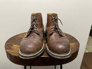 Vtg L.L.Bean Leather Chukka Boots with Vibram Soles